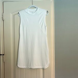 White Sleeveless Dress